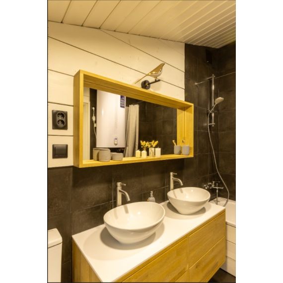 Зеркало-рама DUB, Размер: 1200х570(h)мм, изображение 2