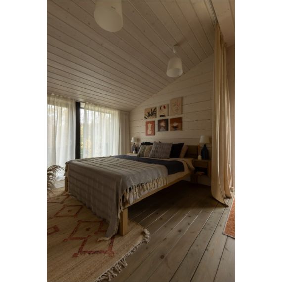 Кровать HARDWOOD, Размер: 1600х2000мм, Цвет: Коричневый Liana, изображение 7