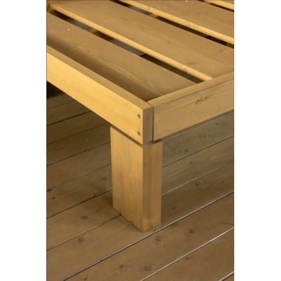 Кровать HARDWOOD, Размер: 1400х2000мм, Цвет: Коричневый Liana, изображение 16