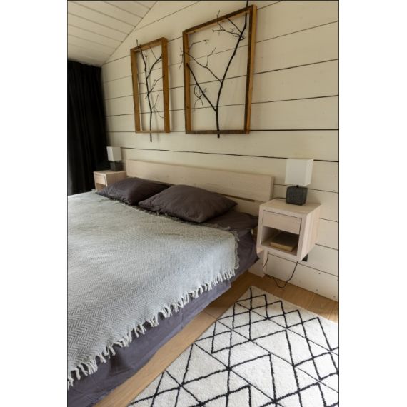 Кровать HARDWOOD, Размер: 1400х2000мм, Цвет: Белый, изображение 9