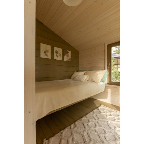 Кровать Подиум, Размер: 1200х2000мм, Цвет: Белый, изображение 2